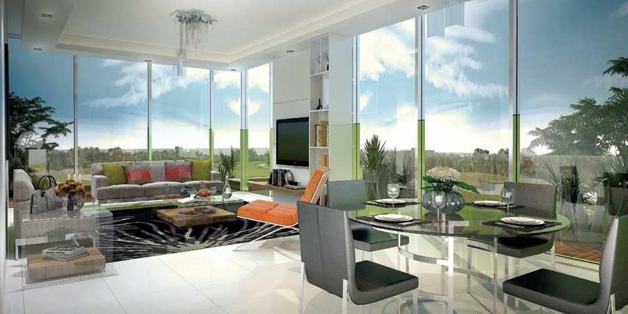 Golf Condominiums and Townhouses – Living Room