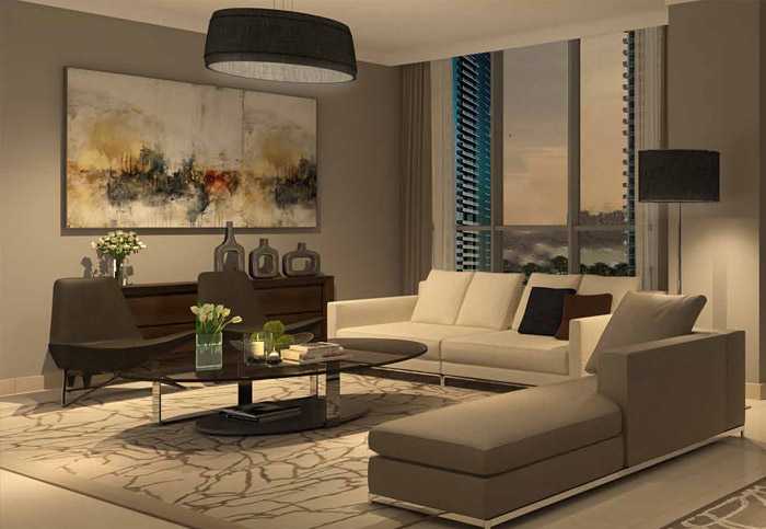 Dubai Creek Residences – Living Room